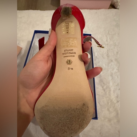 Stuart Weitzman Nudist Curve Heels - Picture 3 of 5